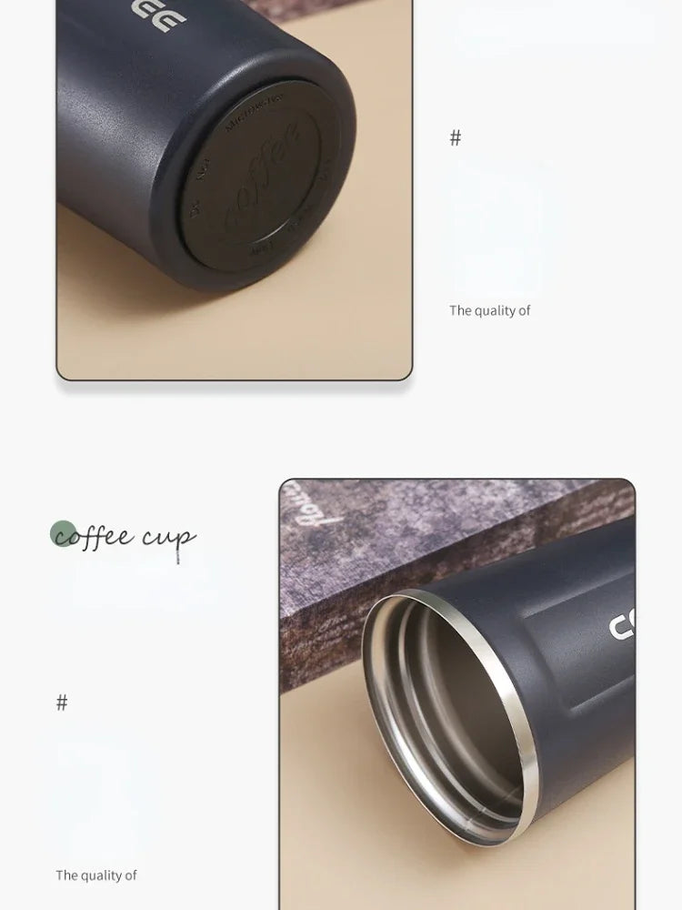 Stainless Steel Smart Coffee Tumbler Thermos Cup with Intelligent Temperature Display Portable Travel Mug 380ml 510ml