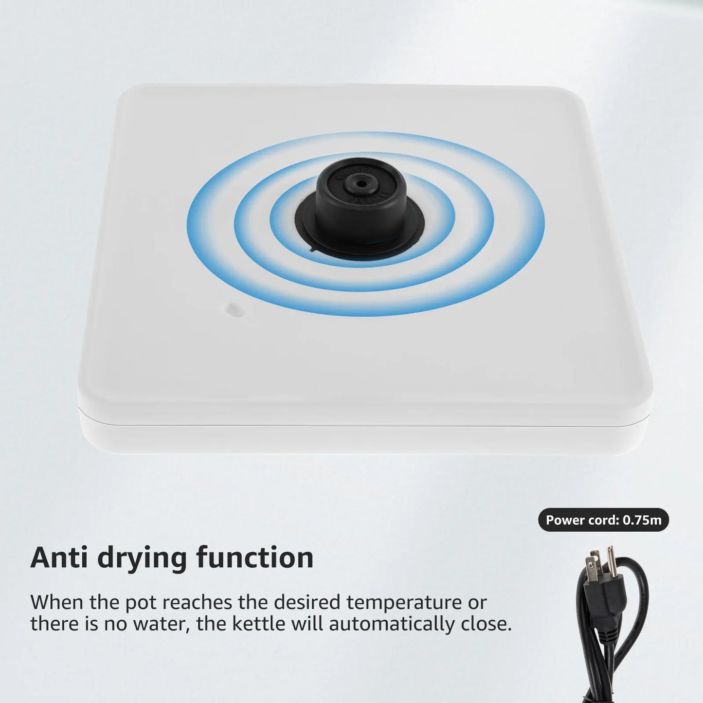 Coffee Kettle Gooseneck Electric Kettle with Base Stainless Steel Hot Water Boiler Manual Pour Over Coffee Maker Coffee Tea Pot