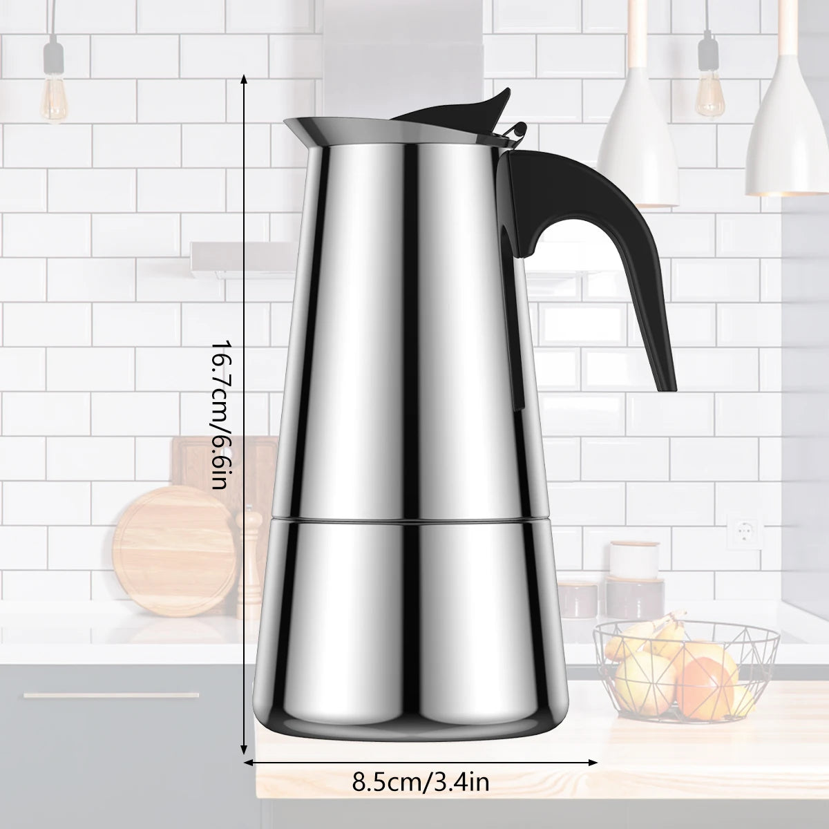 Coffee Kettle Gooseneck Electric Kettle with Base Stainless Steel Hot Water Boiler Manual Pour Over Coffee Maker Coffee Tea Pot