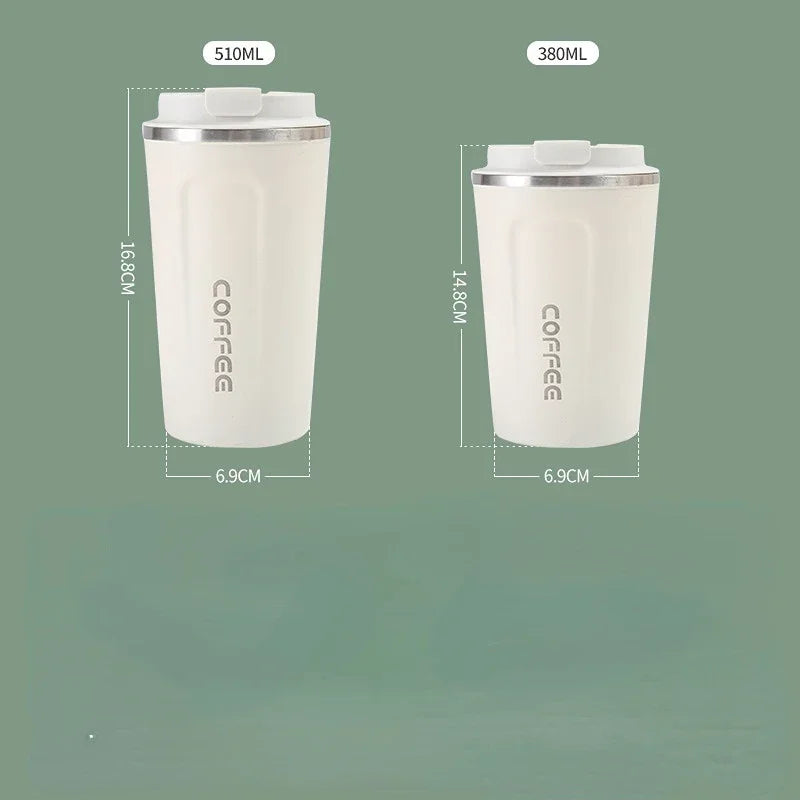 Stainless Steel Smart Coffee Tumbler Thermos Cup with Intelligent Temperature Display Portable Travel Mug 380ml 510ml