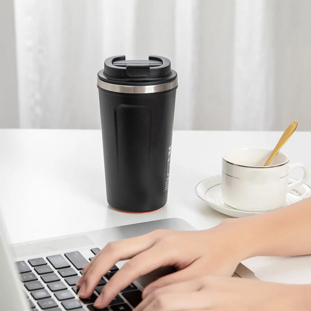 380ml/520ml Sucker Base Non-Pourable Coffee Cup Multifunctional Travel Tumblers For Camping Hiking