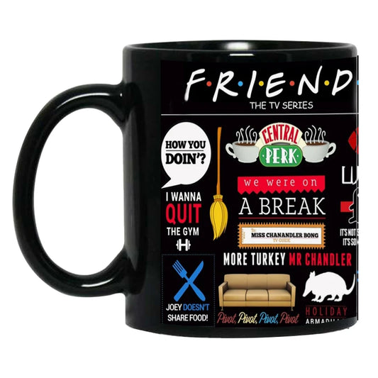 Old Friends Black Coffee Mugs, Tea, Milk Cup, Beer Mug, Surprised Gift for Friends