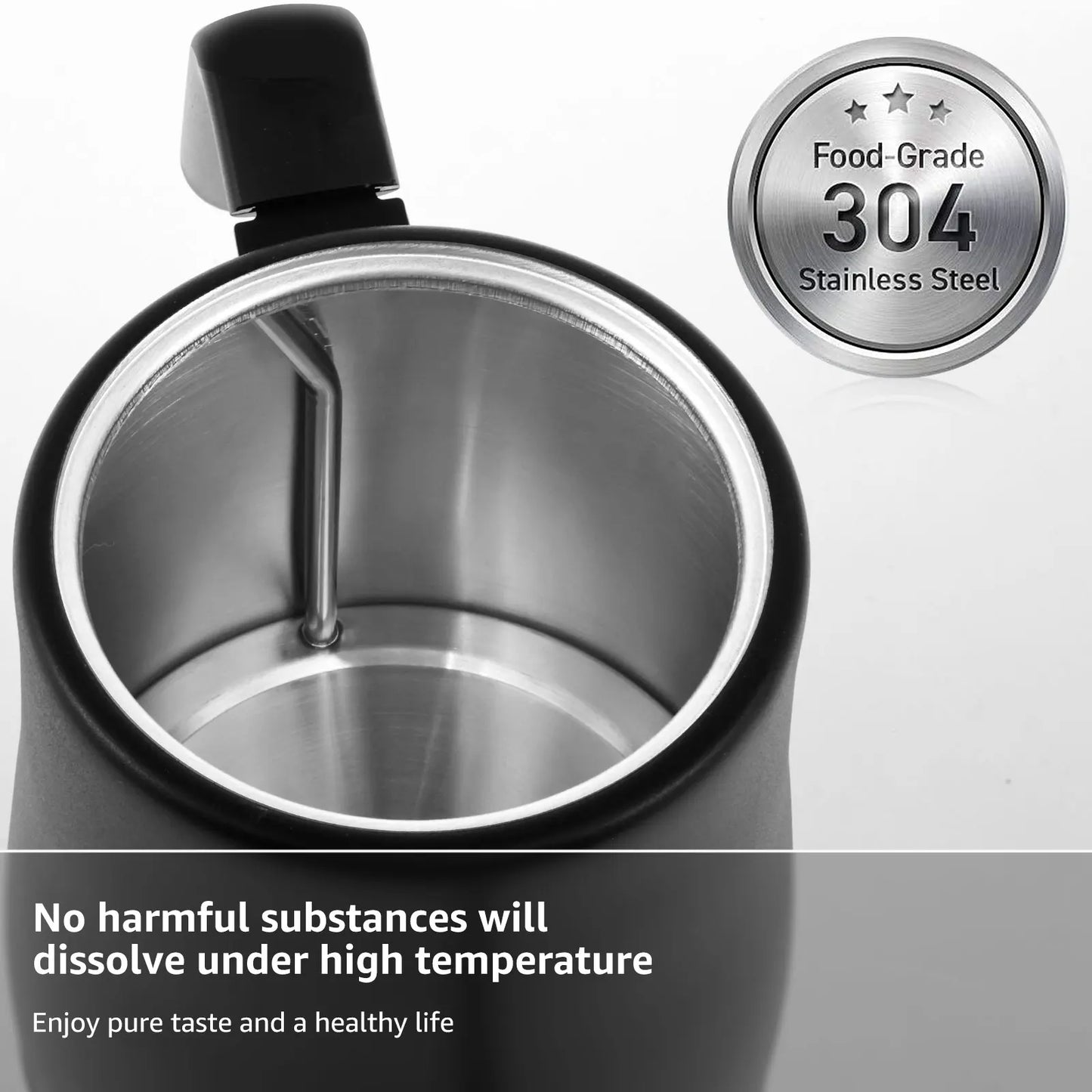 Coffee Kettle Gooseneck Electric Kettle with Base Stainless Steel Hot Water Boiler Manual Pour Over Coffee Maker Coffee Tea Pot