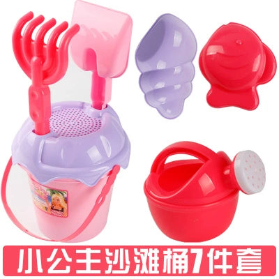 Monconser Beach Toys Beach Bucket Barbie Doll Bucket Ice Cream Bucket Playing with Water and Bathing Environmentally Friendly Thickened